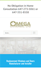 Mobile Screenshot of omegawindowsanddoors.com